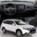 Защитное гибридное стекло Krutoff для экрана мультимедии Mitsubishi Outlander III рестайлинг 2018 - 2022 - фото 638627