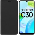 Чехол-книжка Krutoff Eco Book для Realme C30 черный - фото 652830