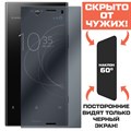 Стекло защитное гибридное Антишпион Krutoff для Sony Xperia XZ1 Compact - фото 653316