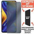 Стекло защитное гибридное Антишпион Krutoff для Xiaomi Mi Mix 3 - фото 653338