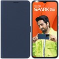 Чехол-книжка Krutoff Eco Book для TECNO Spark Go 2022 синий - фото 747094