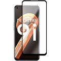 Стекло защитное Full Glue Premium Krutoff для Realme 9i черное - фото 807066