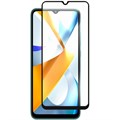 Стекло защитное Full Glue Premium Krutoff для Xiaomi Poco C40 черное - фото 820438