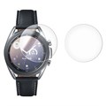 Стекло защитное гибридное Krutoff для Samsung Galaxy Watch 3 (41mm) 2 шт. - фото 853757