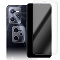 Стекло защитное гибридное Krutoff для Realme C35 + защита камеры (2 шт.) - фото 853803