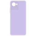 Чехол-накладка Krutoff Silicone Case для Realme C30/C30s лаванда - фото 857912