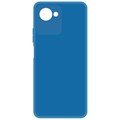 Чехол-накладка Krutoff Silicone Case для Realme C30/C30s синий - фото 857920