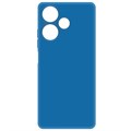 Чехол-накладка Krutoff Silicone Case для INFINIX Hot 30i синий - фото 864571