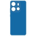 Чехол-накладка Krutoff Silicone Case для INFINIX Smart 7 синий - фото 864603