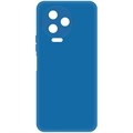 Чехол-накладка Krutoff Silicone Case для INFINIX Note 12 Pro/ Note 12 2023 синий - фото 867461