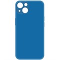 Чехол-накладка Krutoff Silicone Case для iPhone 13 синий - фото 897771