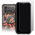 Стекло защитное гибридное МАТОВОЕ Krutoff для Oukitel F150 B1 Pro + защита камеры (2 шт.) - фото 919906