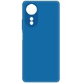 Чехол-накладка Krutoff Silicone Case для OPPO A58 4G синий - фото 963078