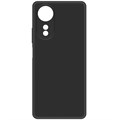 Чехол-накладка Krutoff Silicone Case для OPPO A58 4G черный - фото 963082