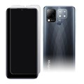 Стекло защитное гибридное МАТОВОЕ Krutoff для INFINIX Hot 10T + защита камеры - фото 965493