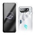 Стекло защитное гибридное Krutoff для Asus ROG Phone 7 + защита камеры (2шт.) - фото 966009