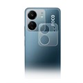 Стекло защитное гибридное МАТОВОЕ Krutoff для камеры Xiaomi Poco C65 (2шт.) - фото 991081